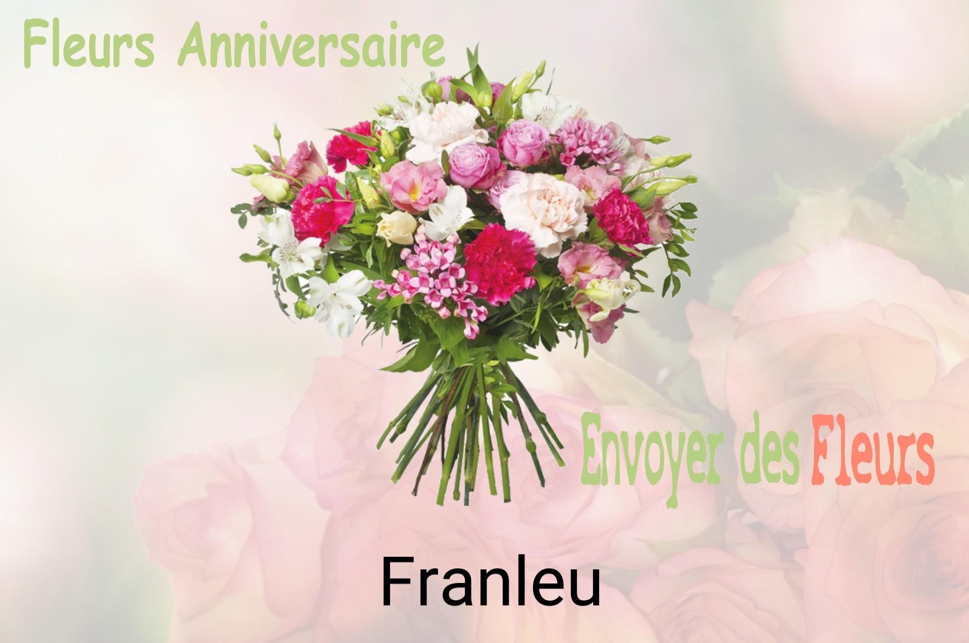 Bouquet de fleurs d’anniversaire livré à Franleu